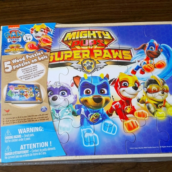 Nickelodeon Other - 5 wood puzzles Might paws